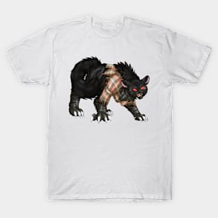 WereCat: Black Tabby T-Shirt